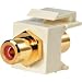 SCP Wire & Cable Gold Plated RCA To RCA With Almond Snap-In - Black - Model 243-BK-AL RCA