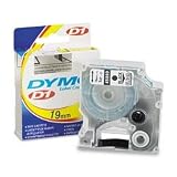 DYMO D1 - Plastic tape - black on clear - Roll (0.75 in x 23 ft) - 1 roll(s)