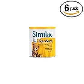 Similac NeoSure Advance Premature Infant Formula Powder with Iron, Case of 6 Cans- each 12.8 Ounces