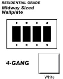 80612-W Leviton Decora Plastic Wallplates