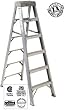 Louisville Master AS1014 14-ft Extra Heavy Duty Aluminum Step Ladder 300 lbs capacity