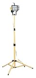 Coleman Cable 07777 One-Light 500-Watt Quartz Halogen Light with Tripod