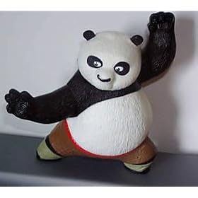 McDonalds 2008 Happy Meal Kung Fu Panda Po Action Figure #1