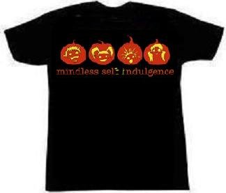 Click here to buy MINDLESS SELF INDULGENCE (MSI) - Jack-O-Lanterns - Black LIMITED EDITION T-shirt.