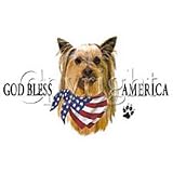 America-Yorkie Adult T-Shirt
