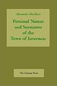 Personal Names and Surnames of the Town of Inverness