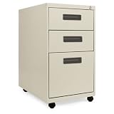 Three-Drawer Mobile File Pedestal, Putty, 15-7/8w x 28-1/4h x 23-1/4d AELPA532823PY
