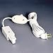 Bright White Cord Plug Set For Feeding Track
