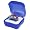 Antica Murrina Veneziana Laguna - Ring aus Muranoglas in Blau und Gold