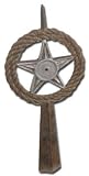 WESTERN Sheriff STAR Christmas TREE TOPPER cowboy decor