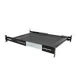 Buy Best US StarTech.com 19-Inch Vented Adjustable Depth Sliding Server Rack Cabinet Shelf UNISLDSHF19 (Black) Best Deals US, STARTECH.COM UNISLDSHF19, computer cabinets prices