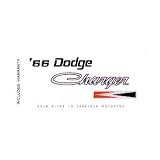 1966 DODGE CHARGER Owners Manual User Guide by Dodge