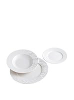 Quid Vajilla 18 Piezas Modelo Nácar Marfil