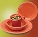 Fiesta Persimmon 831 4-Piece Dinnerware Place Setting, Service for 1
