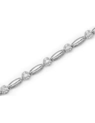 14K White Gold Diamond Bracelet