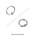 Surgical Steel One Side Fixed Ball Captive Bead Ring - 14g - 8mm