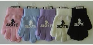 Ice Skate Logo Gloves