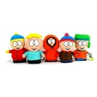 South Park 7 Plush Set - 5 Piece SET Includes Kenny, Kyle, Eric, Stan and Butters
