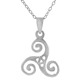 Sterling Silver Celtic Triskele Necklace