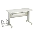Crosswinds Mobile Work Table- Gray