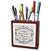 Florene Vintage - French Chocolate Ad - Tile Pen Holders-5 inch tile pen holder