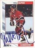 Andrei Kovalenko, Montreal Canadiens, 1995 Parkhurst Autographed Card