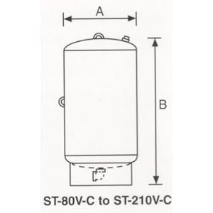 Amtrol St-80v-c Therm-x-trol Asme Expansion Tank