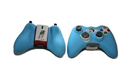 Xbox 360 Controller Silicon Sleeve Protector - Blue (Support Play & Charge Kit)