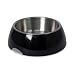 Petmate Pet Bowl with Stainless Steel Eating Surface, Small, Black