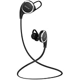 QCY QY8 Mini Bluetooth 4.1 Headphones with Microphone for iPhone, iPad, Samsung and Android Smartphone - Black