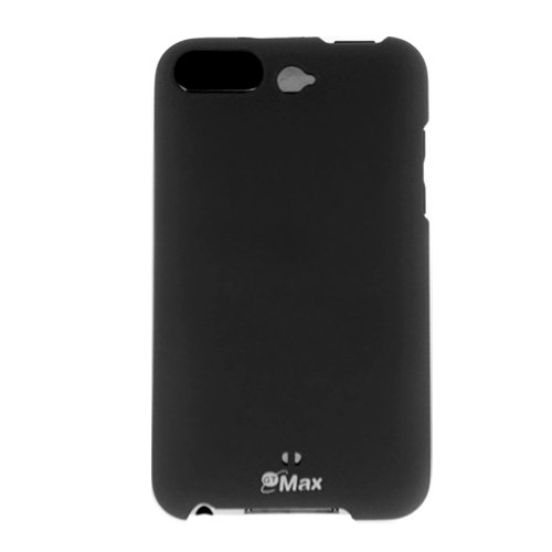GTMax Durable Rubberized Slim Fit Back Hard Cover - Black for Apple Ipod Touch 2rd / 3rd Generation image