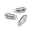 Darice VL429 Non Blinking Mini Party Lites, White, 12 Per Pack