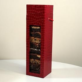 10 Brownie Wine Box - Red