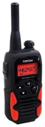 Topcom Twintalker 9500 PMR Funkgeräte-Set mit bis zu 10 Km Reichweite, inkl. Toolbox zur Aufbewahrung