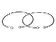 Pointy Bulb .925 Sterling Silver West Indian Bangles (Pair)