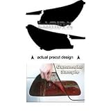 Chrysler 200 (11- ) Tail Light Vinyl Film Covers ( GUN SMOKED ) by Lamin-x by Lamin-x