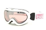 Bolle Nebula Goggles, Shiny White, Vermillion Gun Lens