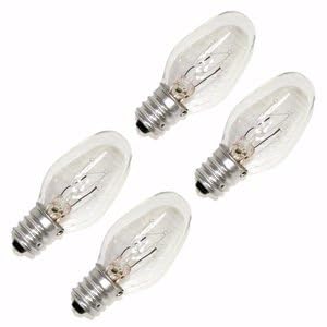 Sylvania 13545 7C7 BL 4PK 120V Night Light Bulb