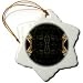 Tractor Parts above a Lush Green Grove of Trees - 3 Inch Snowflake Porcelain Ornament