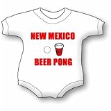 New Mexico Beer Pong Baby Ultrasoft Onesie
