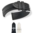 HIRSCH Hevea L, Natural Rubber, 00 White, 22 mm, Steel Buckle