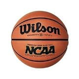 Wilson NCAA Competition Game Ball Basketball, Orange - B0000AE6JX