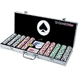 Deluxe 500 Poker Chip Set with Aluminum Case