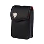 Lamborghini Original - Etui en Design "DC Stilllife" en cuir Noir (incl. boucle ceinture) compatible pour Panasonic TZ1 / TZ2 / TZ3 / TZ4 / TZ5 / TZ6 / TZ7