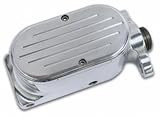 Brake Master Cylinder: Mopar Mount with 1 1/32 inch bore; dual bowl; ball milled cap