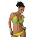 Triangel Push Up Bikini in tollen Sommerfarben (548 lix rainbow g )
