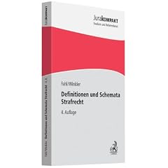 Definitionen und Schemata Strafrecht