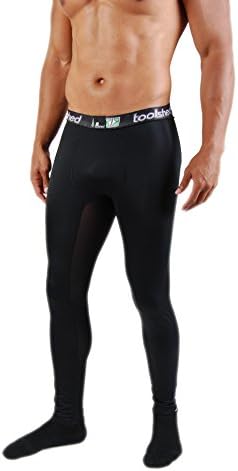 Best Men's Athletic Compression Pants - Toolshed Men's Compression Pants - Created by Former MLB Player Gregg Olson and Endorsed by Pro Athletes - 2 Colors Available - Perfect Sportswear for Football, Basketball, Baseball, Running, Cycling, Yoga, Skiing, Hiking, Fitness, Gym, and other Athletics