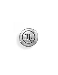 MMA Silver - Oxidized Scorpio Zodiac Bead