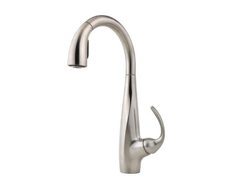 Pfister Avanti 1-Handle 1 or 3-Hole Pull-Down Lead Free Kitchen Faucet Stainless Steel